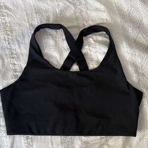 Girlfriend Collective Black Simone High Support Bra